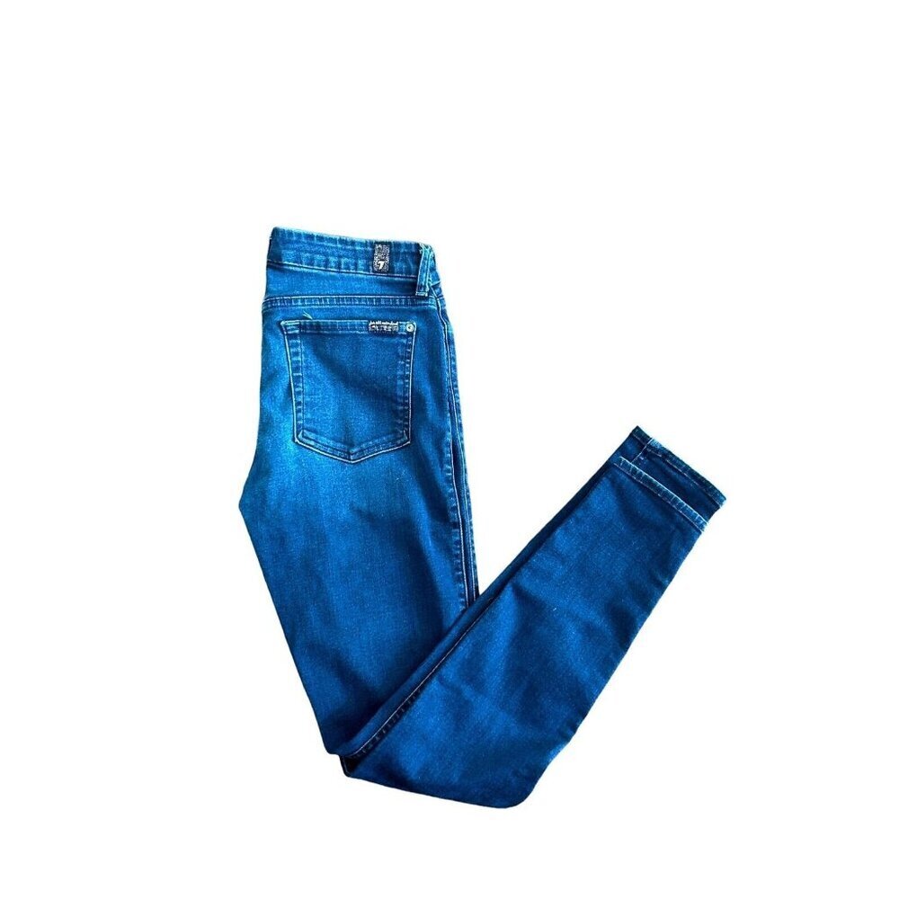 7 For All‎ Mankind The Skinny Medium Wash Jeans 27 Denim